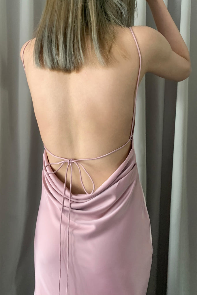 Cowl Back Dress - Stolen Stores